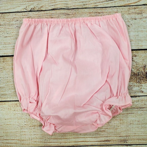 Vintage Toddletime 70's 80's Baby Girl Pink Dress Size 24M US Made - Picture 6 of 9